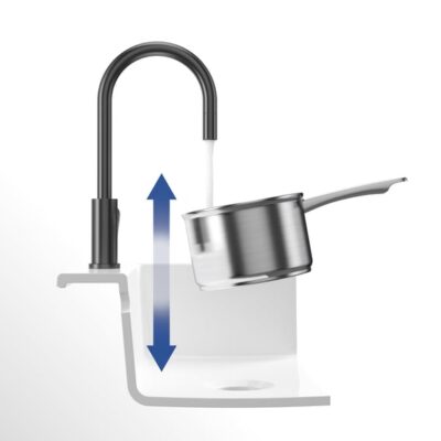 Villeroy & Boch Umbrella Flex keukenmengkraan antraciet uittrekbaar rond 92540005 20 Villeroy & Boch Umbrella Flex keukenmengkraan antraciet uittrekbaar rond 92540005 20