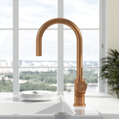 Villeroy & Boch Umbrella Flex keukenmengkraan uittrekbaar brons 92540004 12 Villeroy & Boch Umbrella Flex keukenmengkraan uittrekbaar brons 92540004 12