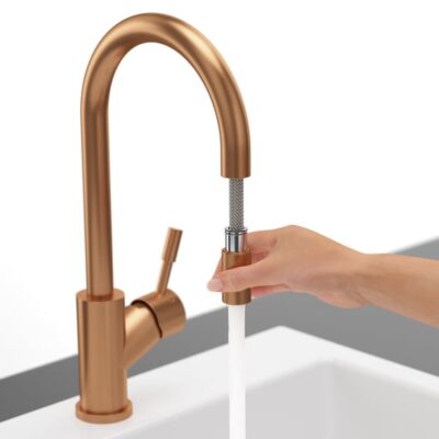 Villeroy & Boch Umbrella Flex keukenmengkraan uittrekbaar brons 92540004 13 Villeroy & Boch Umbrella Flex keukenmengkraan uittrekbaar brons 92540004 13