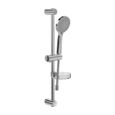 Villeroy & Boch Universal Showers glijstangset met garnituur 3 straalsoorten 604 mm chroom TVS10900400061 5