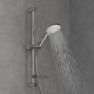 Villeroy & Boch Universal Showers glijstangset met garnituur 3 straalsoorten 604 mm chroom TVS10900400061 10