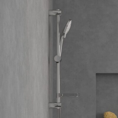 Villeroy & Boch Universal Showers glijstangset met garnituur 3 straalsoorten 604 mm chroom TVS10900400061 12