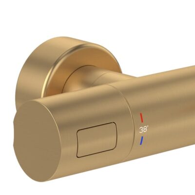 Villeroy & Boch Universele opbouw bad thermostaatkraan 2 verbruikers goud geborsteld TVT00000100076 4