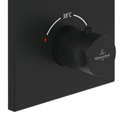 Villeroy & Boch Universele thermostaat voor bad & douche 2 verbruikers mat-zwart TVD000653000K5 5