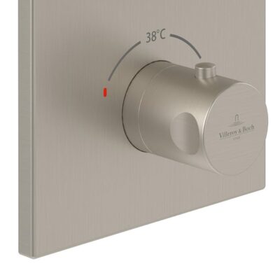 Villeroy & Boch Universele thermostaat voor bad & douche 2 verbruikers nikkel geborsteld TVD00065300064 5