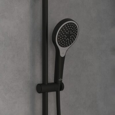 Villeroy & Boch Verve Showers glijstangset met garnituur 3 straalsoorten 690 mm mat-zwart TVS109007000K5 13