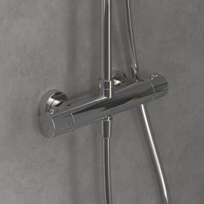 Villeroy & Boch Verve Showers thermostatische opbouw regendoucheset Ø250 mm chroom TVS10900500061 11