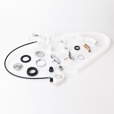 Villeroy & Boch af- en overloopgarnituur met vulfunctie complete set chroom U90960361 4