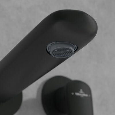 Villeroy & Boch Antao eengreeps inbouw wastafelmengkraan met AquaSmart mat-zwart TVW111002000K5 6