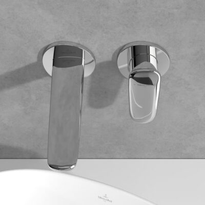 Villeroy & Boch Antao eengreeps inbouw wastafelmengkraan met AquaSmart chroom TVW11100200061 7