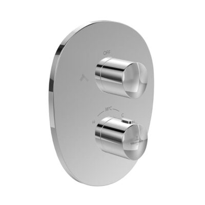 Villeroy & Boch Antao thermostaat voor bad & douche 2 verbruikers chroom TVS11100200061 8