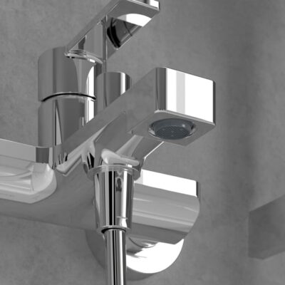 Villeroy & Boch Architectura eengreeps opbouw badmengkraan 2 verbruikers chroom TVT10300200061 7