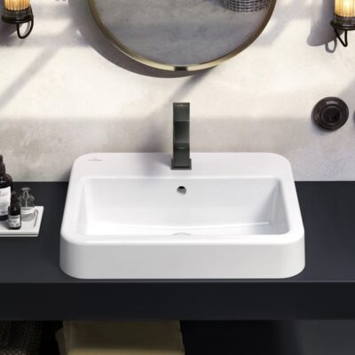 Villeroy & Boch Architectura Square wastafelkraan met AquaSmart mat-zwart TVW125004000K5 7