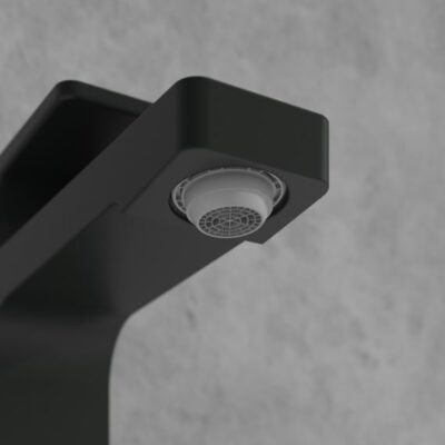 Villeroy & Boch Architectura Square wastafelkraan met AquaSmart mat-zwart TVW125004000K5 11