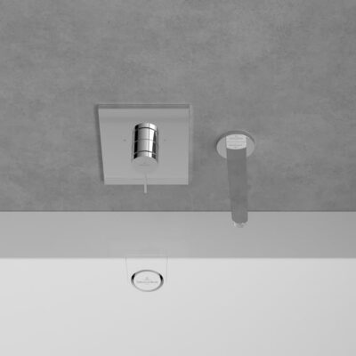 Villeroy & Boch Conum eengreeps inbouw douchemengkraan 1 verbruiker chroom TVS12700400061 6
