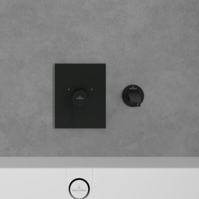 Villeroy & Boch Conum eengreeps inbouw douchemengkraan 1 verbruiker mat-zwart TVS127004000K5 6