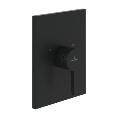 Villeroy & Boch Conum eengreeps inbouw douchemengkraan 1 verbruiker mat-zwart TVS127004000K5 10