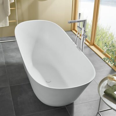 Villeroy & Boch Conum eengreeps vrijstaande badmengkraan chroom TVT12700400061 16
