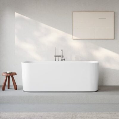 Villeroy & Boch Conum eengreeps vrijstaande badmengkraan chroom TVT12700400061 6