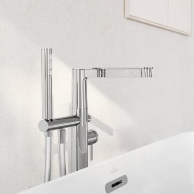Villeroy & Boch Conum eengreeps vrijstaande badmengkraan chroom TVT12700400061 7