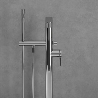 Villeroy & Boch Conum eengreeps vrijstaande badmengkraan chroom TVT12700400061 12