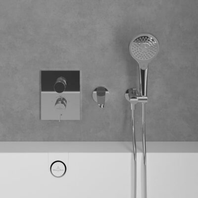 Villeroy & Boch Conum thermostaat voor bad & douche 2 verbruikers chroom TVS12700200061 5