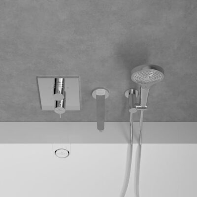 Villeroy & Boch Conum thermostaat voor bad & douche 2 verbruikers chroom TVS12700200061 6