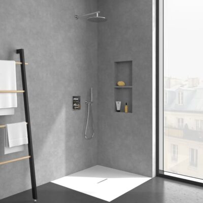 Villeroy & Boch Conum thermostaat voor bad & douche 2 verbruikers chroom TVS12700200061 8