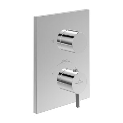 Villeroy & Boch Conum thermostaat voor bad & douche 2 verbruikers chroom TVS12700200061 10