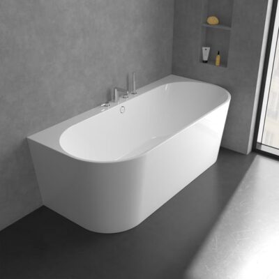 Villeroy & Boch Conum tweegreeps inbouw badrand mengkraan chroom TVT12700200061 8