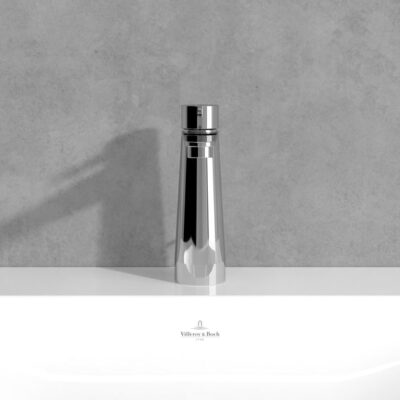 Villeroy & Boch Conum wastafelkraan met AquaSmart met trekstang-afvoergarnituur chroom TVW12700300061 6