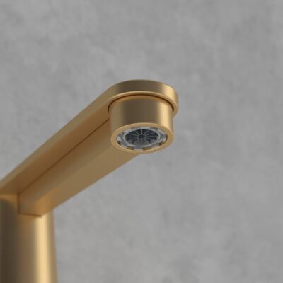 Villeroy & Boch Conum wastafelkraan met AquaSmart goud geborsteld TVW12700100176 9