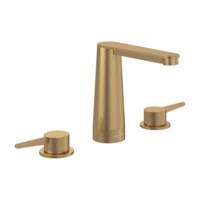 Villeroy & Boch Conum wastafelkraan met AquaSmart goud geborsteld TVW12700100176 10