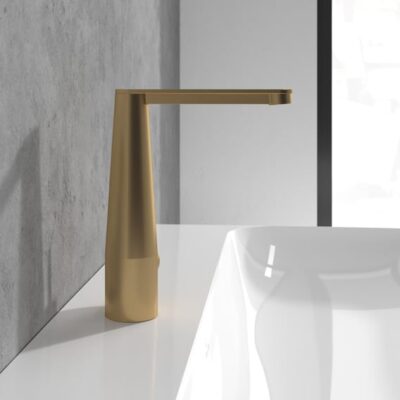 Villeroy & Boch Conum wastafelkraan met AquaSmart goud geborsteld TVW12700400076 5