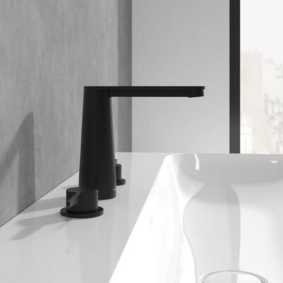 Villeroy & Boch Conum wastafelkraan met AquaSmart mat-zwart TVW127001001K5 5
