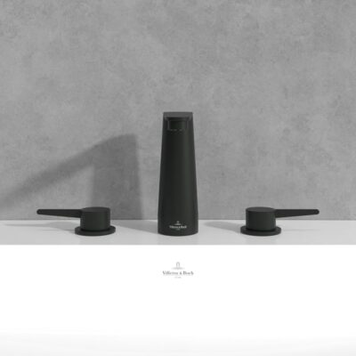 Villeroy & Boch Conum wastafelkraan met AquaSmart mat-zwart TVW127001001K5 6