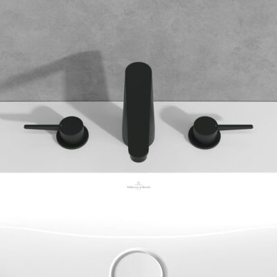 Villeroy & Boch Conum wastafelkraan met AquaSmart mat-zwart TVW127001001K5 7