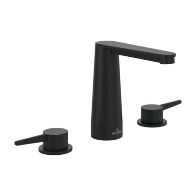Villeroy & Boch Conum wastafelkraan met AquaSmart mat-zwart TVW127001001K5 10