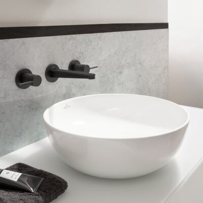 Villeroy & Boch Conum wastafelkraan met AquaSmart mat-zwart TVW127002000K5 13
