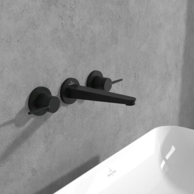 Villeroy & Boch Conum wastafelkraan met AquaSmart mat-zwart TVW127002000K5 14