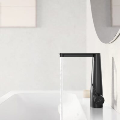 Villeroy & Boch Conum wastafelkraan met AquaSmart mat-zwart TVW127004000K5 14