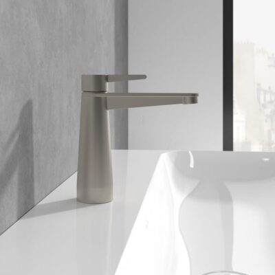 Villeroy & Boch Conum wastafelkraan met AquaSmart nikkel geborsteld TVW12700300164 5