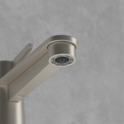 Villeroy & Boch Conum wastafelkraan met AquaSmart nikkel geborsteld TVW12700300164 9