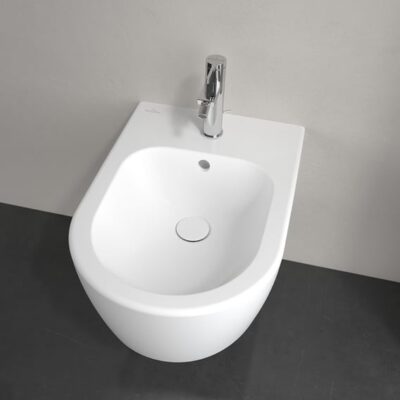 Villeroy & Boch Dawn bidetkraan met trekstang-afvoergarnituur chroom TVB10620115061 5