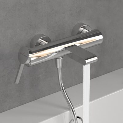 Villeroy & Boch Dawn eengreeps opbouw badmengkraan 2 verbruikers chroom TVT10650115161 4