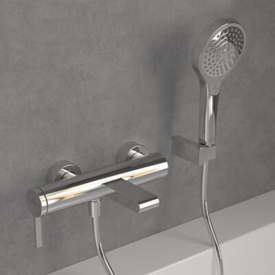 Villeroy & Boch Dawn eengreeps opbouw badmengkraan 2 verbruikers chroom TVT10650115161 5