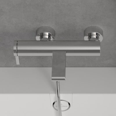 Villeroy & Boch Dawn eengreeps opbouw badmengkraan 2 verbruikers chroom TVT10650115161 6