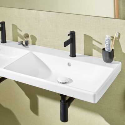 Villeroy & Boch Dawn wastafelkraan met AquaSmart mat-zwart TVW106103151K5 5