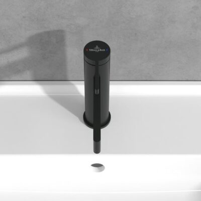 Villeroy & Boch Dawn wastafelkraan met AquaSmart mat-zwart TVW106103151K5 8