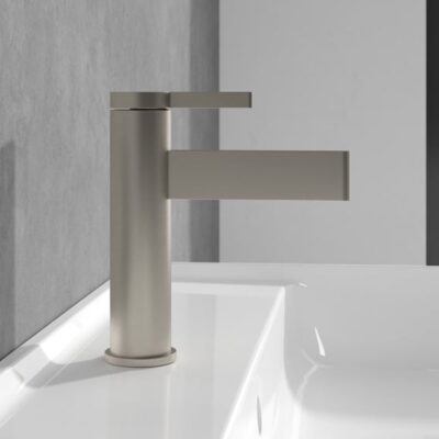 Villeroy & Boch Dawn wastafelkraan met AquaSmart nikkel geborsteld TVW10610315164 4